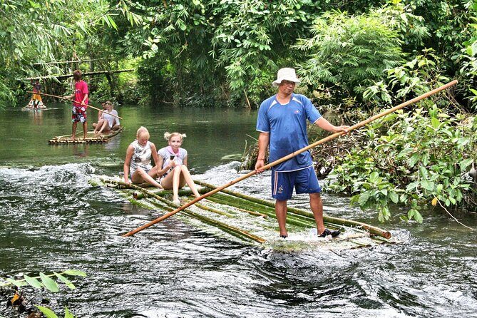 Bamboo Rafting and Sea Turtle Conservation Center Half Day Tour From Khao Lak - Ton Pring Waterfall: Refreshing, Cold, and Sometimes Underwhelming