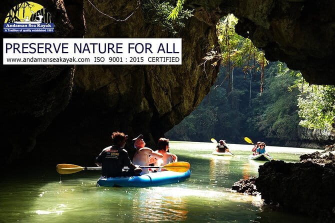 Full Day Phangnga Bay with Andaman Sea Kayak - Inflatable canoe kayaking: how much you paddle (and when)