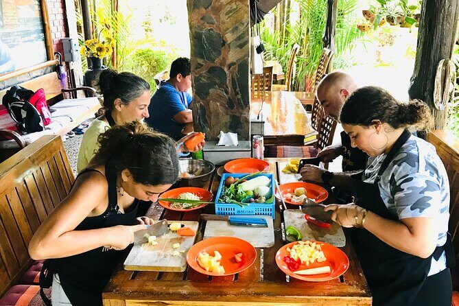 Fun Learning Thai Cooking with Local Market from Khao Lak - The meal at the table: eating what you made (together)