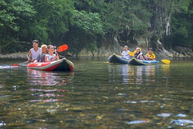 Half Day Khao Sok River Tour By Bamboo Raft From Khao Lak - Bamboo raft time on the Sok River: relaxed drifting with a sharp guide