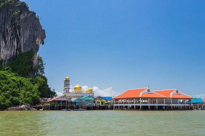 James Bond Island & Canoe Tour by Longtail Boat - Full Day from Khao Lak - Wat Suwan Khuha (Monkey Cave): statues, carvings, and primates