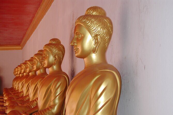 Temples Tour in Thailand from Khaolak - Temple stop 1: Wat Bang Riang’s decorated Buddha world