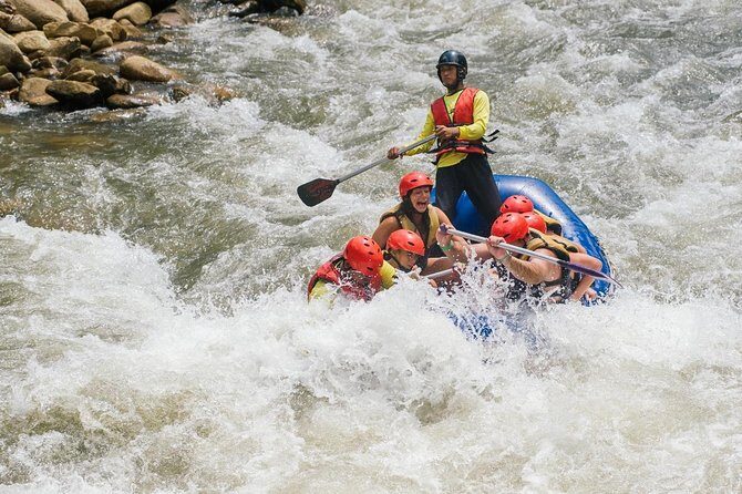 White-water Rafting with Ziplining in Phangnga - Ziplining through the forest: a real course with rope bridge moments